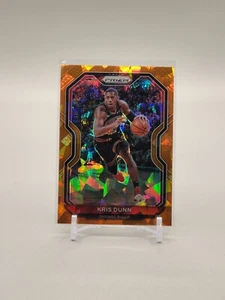 Kris Dunn 2020-21 Prizm #101 Orange Cracked Ice Prizm - Picture 1 of 2