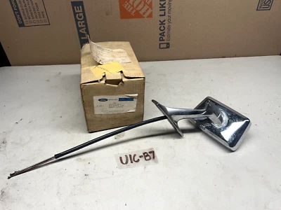 NOS 1963 Ford Thunderbird Remote Rear View LH Mirror 62-64 Lincoln U1C-B7-11 - Image 1 of 4
