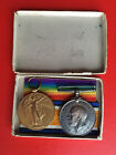 WW1 Pair of Royal Scots Fusliers Medals, Named and Original Box