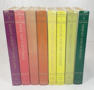 The Bookshelf for Boys & Girls Volumes 2-9, 1988, tales, stories, classics, art - Picture 1 of 20
