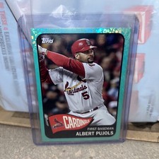 2023 Topps Archives Limited Green Foil Card of Albert Pujols # 29 of 75