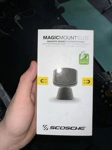 SCOSCHE MagicMount Elite Magnetic DASH Mount for SmartPhones - BLACK - Picture 1 of 3