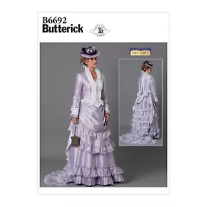 Butterick Making History SEWING PATTERN B6692 Misses Costume,Sizes 6-14 Or 14-22 - Picture 1 of 6