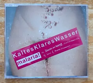 Malaria vs. Chicks On Speed- Kaltes Klares Wasser CDS- 4TRK MAXI-SINGLE! ELECTRO - Picture 1 of 3