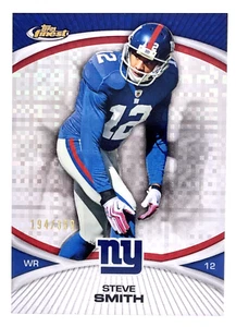 Finest Xfractor #57 2010 Steve Smith 194/399 New York Giants - Imagen 1 de 2