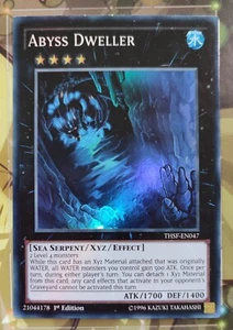 Yugioh - Abyss Dweller (THSF-EN047) - Super Rare NM - Picture 1 of 2