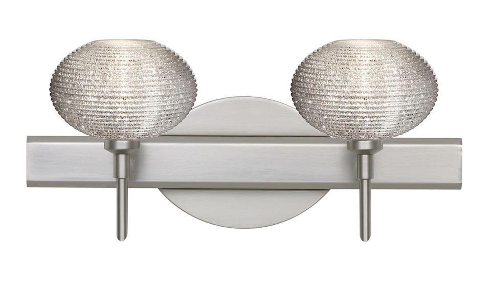 Besa Lighting 2SW-5612GL-LED-SN Lasso Bathroom Vanity Light Satin Nickel - Image 1 of 1