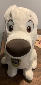 💥💥Rare Jumbo Disney Bolt 20" Sitting Dog Plush Rare Vintage NWOT💥💥 - Picture 1 of 5