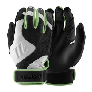 Marucci Luxe Pro Baseball/Softball Schlaghandschuhe - Schwarz/Weiß - Large - Bild 1 von 3