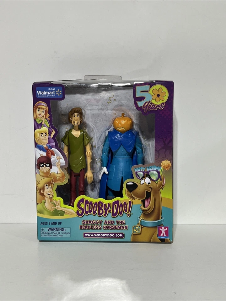 50 Years Scooby Doo Action Figures Shaggy and The Headless Horseman