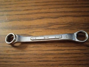 S-K short (stubby) box wrench 1/2”&9/16” M-1618 made in USA - Picture 1 of 4