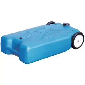 22 Gal. Polyethylene Tote-Along RV Waste Tank with Heavy-Duty Wheels - Picture 1 of 12