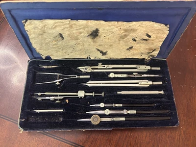 Vintage Drafting Compass Set Made In Germany - Image 1 of 2