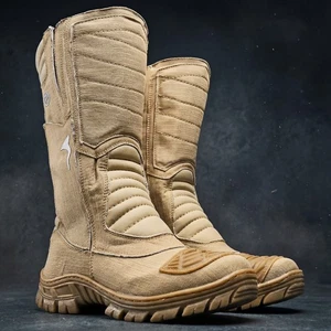 Stivali Moto Combattimento Uomo Lavoro Tattico Caccia Militare Biker Commandante - Foto 1 di 9
