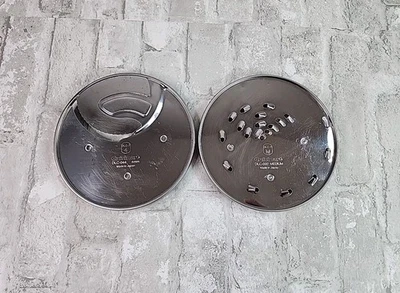 Cuisinart DLC-7 Medium Slicer DLC-037 & DLC-044 4mm Disc Genuine 2 Pcs - Image 1 of 4