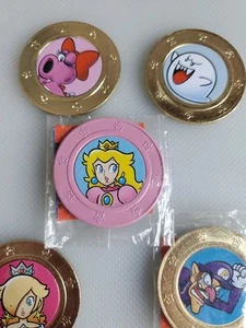 Super Mario Wonder Ball Coins Series 2 Lot Rare Pink Princess Peach Ghost Wario - Picture 1 of 6