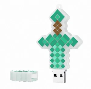 Minecraft Sword 32GB USB Flash Drive Memory Stick Pen Drive Gifts - Foto 1 di 4