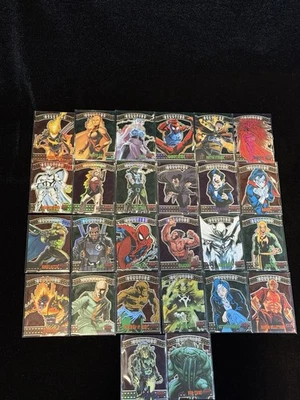2023 Fleer Ultra Midnight Sons Hellfire Complete Set 26 Including Achievements - Image 1 of 2