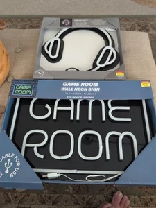 Neon Signs for Game Room Decor, Man Cave Gaming Wall Decor (Pack of 2) - Picture 1 of 3