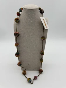 Sophie Digard Handmade Yarn Ball Necklace - NEW - Picture 1 of 7