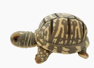 2002 Cabin Critter Plüschkiste Schildkröte Schildkröte Spielzeug realistisches Stofftier 12 Zoll - Bild 1 von 14