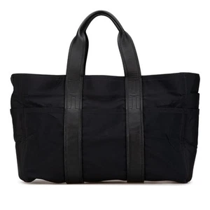 HERMES Acapulco MM Handtasche Schwarz Nylon Leder Damen - Bild 1 von 6