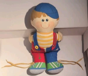 Vintage Playskool Dapper Dan ~ 14" 1983 Lehren/Ziehen lernen Puppe KOSTENLOSER VERSAND - Bild 1 von 21
