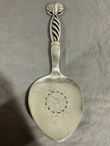 Georg Jensen Denmark Ornamental 83 Sterling Silver Pierced Server 9 3/4" - Picture 1 of 3