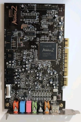 Sound Blaster Audigy2  SB0240 Sound Card With FireWire Pulled From Working PC - Image 1 of 4