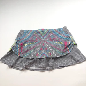 Lucky In Love Large (Passform 32 Zoll) Rock Skort 3" Shorts Allover-Druck abstrakt Gra - Bild 1 von 9