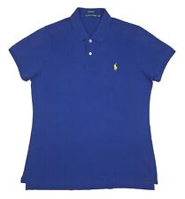 Ralph Lauren The Skinny Polo T Shirt Mens UK Small Blue