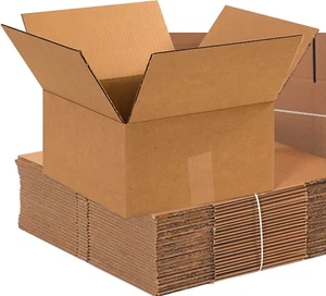 Shipping Boxes Medium 12"L X 12"W X 6"H, 25-Pack | Corrugated Cardboard - Picture 1 of 12