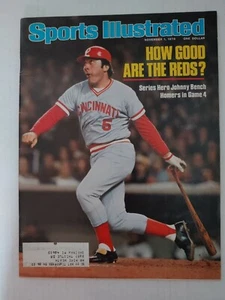 Sports Illustrated Nov. 1, 1976 (Johnny Bench, Reds) W/ Label - Picture 1 of 12