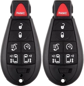 2 For Chrysler Town & Country 2009 2010 2011 2012 2013-2016 Key Shell Remote - Picture 1 of 13