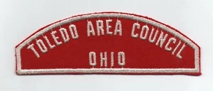 Toledo Area Council, Ohio RWS Red & White Strip, Mint! - Picture 1 of 1