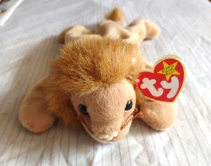 Ty Beanie Babies Roary Lion 8" From 1996 - Picture 1 of 7