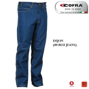 Pantaloni jeans lavoro tripla cucitura 300 g/m2 Cofra DIJON edilizia, logistica - Imagen 1 de 3