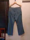 Vtg Calvin Klein Jeans Womens Sz 8 /32 Inseam Flare Blue Denim Pants Medium Wash