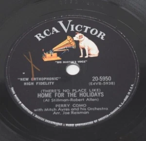 78 Perry Como Home For The Holidays Silk Stockings RCA Victor 205950 NM - Picture 1 of 4