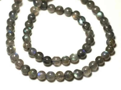 HOMEMADE 10pc - Perles de Pierre - Labradorite Boules 6mm - 8741140022690