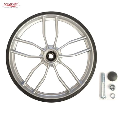 Ersatzrad f. Rollator Russka elan classic Vorderrad Hinterrad m. Lager Schrauben - Bild 1 von 2