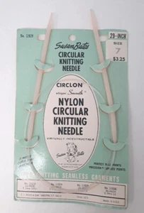 Agujas de tejer circulares Susan Bates de colección 29 pulgadas talla 7 #11929 hechas en EE. UU. nuevas - Imagen 1 de 3