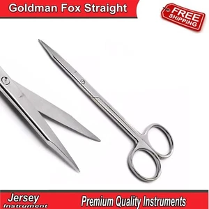 Dental Goldman Fox Scissors Straight Surgical Tissue Trimming Operating Shears - Picture 1 of 4