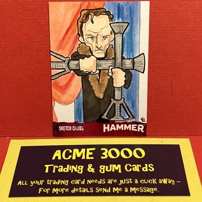 Unstoppable HAMMER Horror Series 1 J(AY) Sketch Art Card SK1 Dracula - C - Image 1 of 2