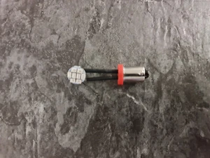 Flipper Baionetta LED BA9S (8 SMD) 6,3 V AC/DC Rosso - Foto 1 di 2