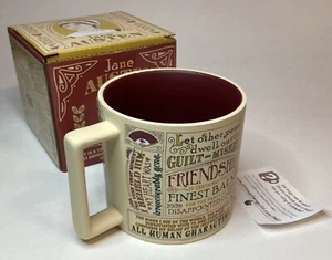 NOB JANE AUSTEN 2017 THE UNEMPLOYED PHILOSOPHERS GUILD #3764 CUP MUG - Picture 1 of 11