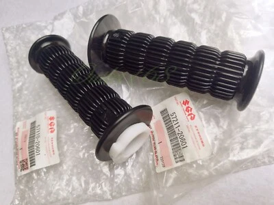 Par OEM Suzuki A100 AS100 TC TS RV 100 90 75 empuñadura tubo acelerador empuñadura de goma Foto 1 de 4