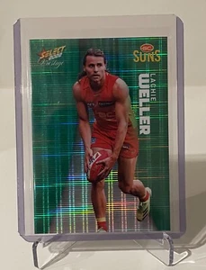 2022 AFL Select Prestige Green Parallel - Lachie Weller 54/60 - Gold Coast Suns - Picture 1 of 2