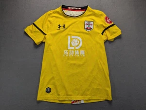 under armour Southampton 2020-21 Home Goalkeeper Jersey Yellow Shirt Boys sz XL - Picture 1 of 22