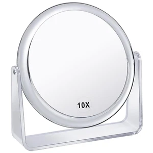 10X Vanity Mirror Makeup Mirror,1X/10X Magnification Double Sided Magnifying Mir - Picture 1 of 12